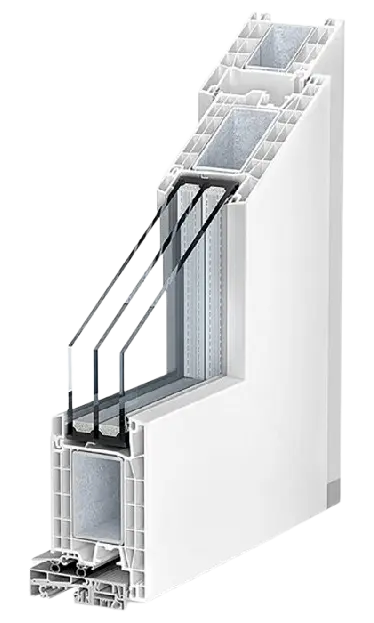 Kömmerling 76 AD drzwi PVC