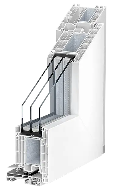Kömmerling 88 MD drzwi PVC